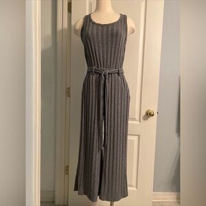 B Collection by Bobeau Womens Gray Devin Knit Jumpsuit Size Small